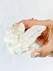 Frosted Quartz Cluster 121g