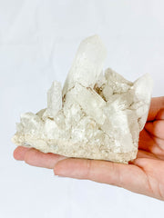 Quartz Cluster with Inclusions 280g