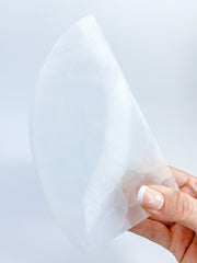 Selenite Polished Bookend