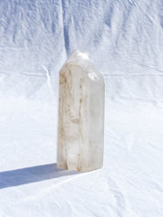 Moon Opal Polished Point with Inclusions 268g