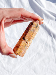 Crazy Lace Agate Polished Point 76g