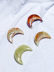 Green Onyx Moon Bowl | Large