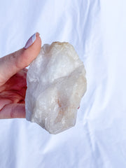 Himalayan Quartz Cluster Elestial with Inclusions 458g