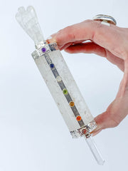 Chakra Healing Angel Wand | Clear Quartz
