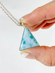 Larimar Pendant Triangle