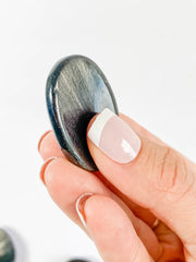 Golden Obsidian Worry Stone