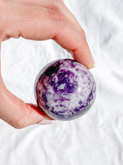 Lepidolite Sphere | Large