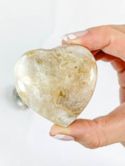 Pink Amethyst Heart | Medium