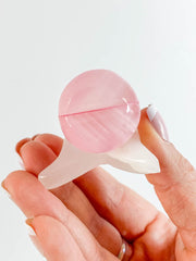 Onyx Pink Angel Carving
