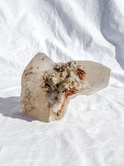 Smoky Himalayan Quartz with Inclusions CutBase Cluster 1.6kg