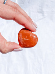 Peach MoonStone Heart | Small