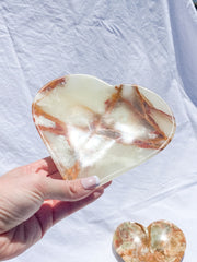 Green Onyx Heart Bowl | X Large