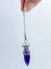 Amethyst Seer Chakra Pendulum