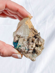 Quantum Quattro Natural Mineral Specimen Cluster 165g