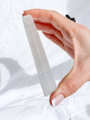 Selenite Natural Wand | Small