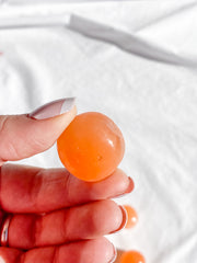 Orange Selenite Tumbles | Medium