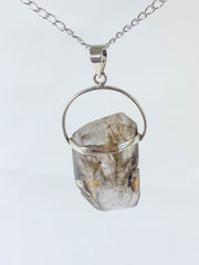 Amethyst Elestial Large Pendant