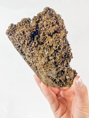 Halite Chocolate Cluster Mineral Specimen Fragile 427g