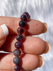 Lepidolite Bead Bracelet