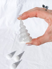 Selenite Unicorn Horn | Small