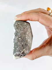 Druzy White Heulandite Cluster 215g