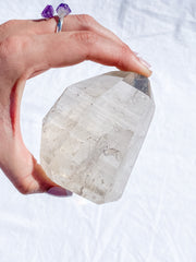 Natural Citrine Semi Polished Point 394g