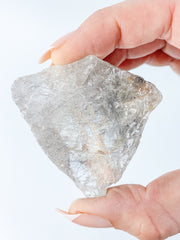 Clear Quartz with Black Rutile Natural Inclusions 109g