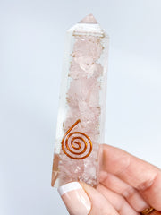 Orgonite Rose Quartz Obelisk | Medium