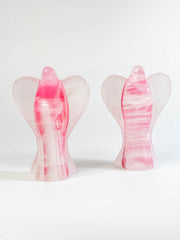 Onyx Pink Angel Carving