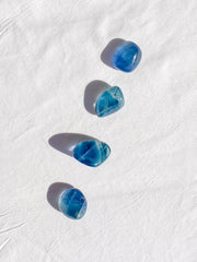 Fluorite Blue Tumbles | Small