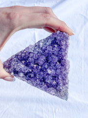 Amethyst CutBase Triangle Cluster 364g