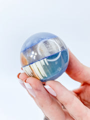 Onyx Blue Sphere | Large