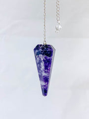 Lepidolite Pendulum
