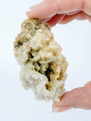 White Heulandite Cluster 75g