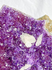 Amethyst Quartz Druzy CutBase Cluster 1.5kg
