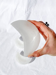 Selenite New Moon Cleansing Bowl | Large