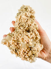 Pink Heulandite Stilbite Cluster 659g
