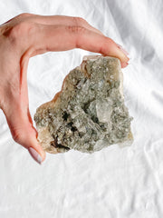 Smoky Himalayan Quartz with Inclusions CutBase Cluster 224g