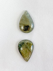 Labradorite Cabochon Tear Drop | Small