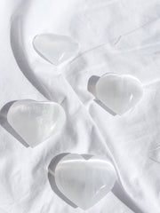 Selenite Heart | Medium