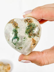 Pink Amethyst Heart | Medium
