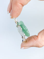 Green Aventurine Dragonfly Carving