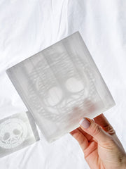 Selenite Celtic Tree of Life | Square Plate