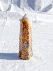 Crazy Lace Agate Polished Point 83g