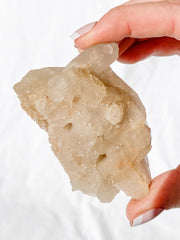 Smoky Himalayan Quartz Cluster with Inclusions 195g