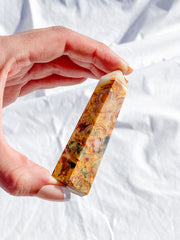 Crazy Lace Agate Polished Point 83g