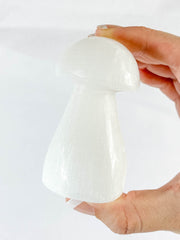 Selenite Mushroom Carving