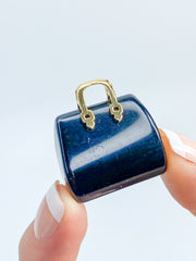 Black Obsidian Bag Carving | Mini