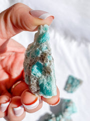 Amazonite with Mica/ Smoky Quartz/ Black Tourmaline Natural | Small