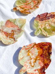 Green Onyx Leaf Bowl | X Large